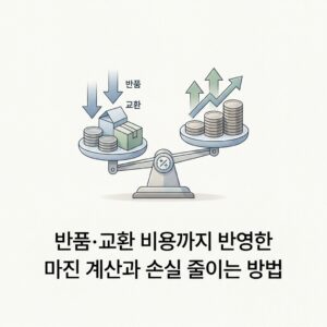 ai thumbnail minimal 반품·교환 비용까지 반영한 마진 계산과 손실 줄이는 방법 1786635751