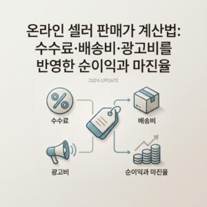 ai thumbnail minimal 온라인 셀러 판매가 계산법 수수료·배송비·광고비를 반영한 순이익과 마진율 1788251515